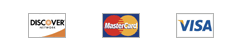 Discover, MasterCard and Visa Card Logo